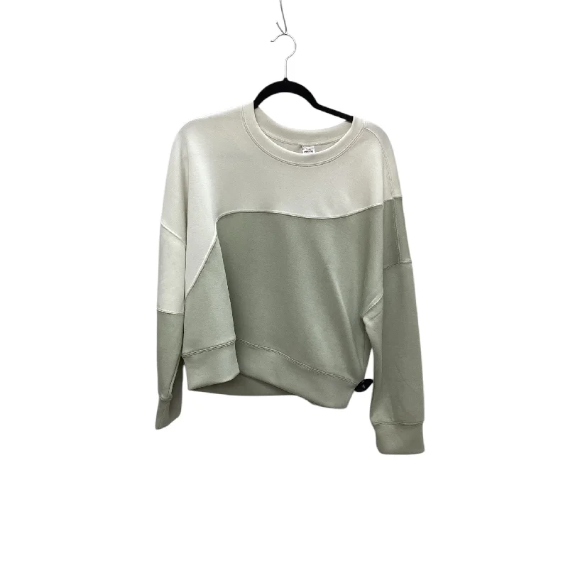 Top Long Sleeve By Rbx In Green, Size: Xl Casual Men's Loose