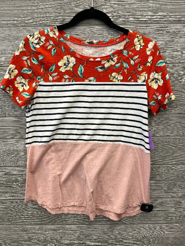 Top Short Sleeve By Maurices In Floral Print, Size: M Dynamic Men's Glow