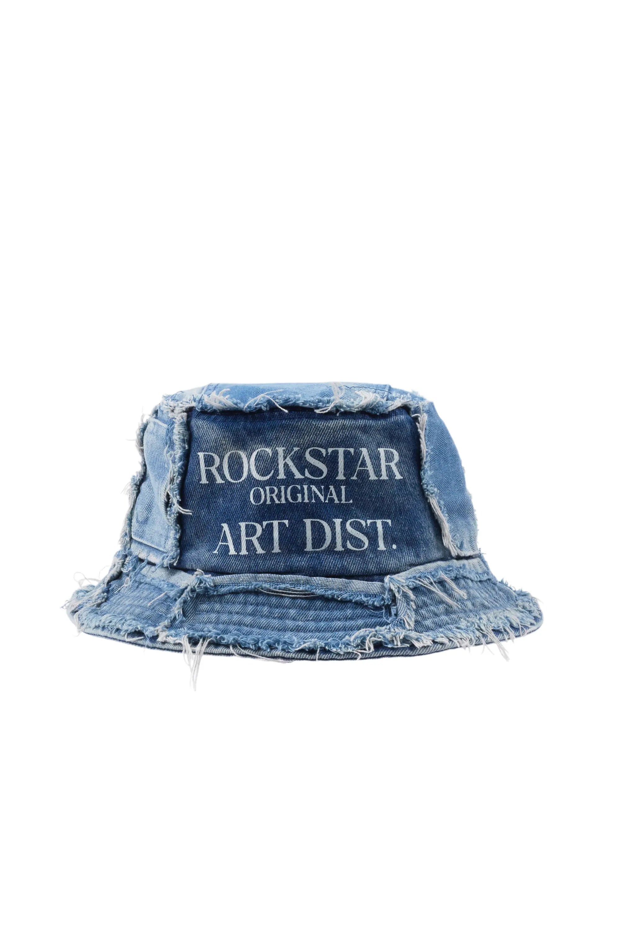 Boys Ivo Blue Patchwork Bucket Hat Artistic Men's Hand