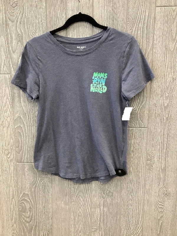 Top Short Sleeve By Old Navy In Blue, Size: S Dapper Men's 1920S