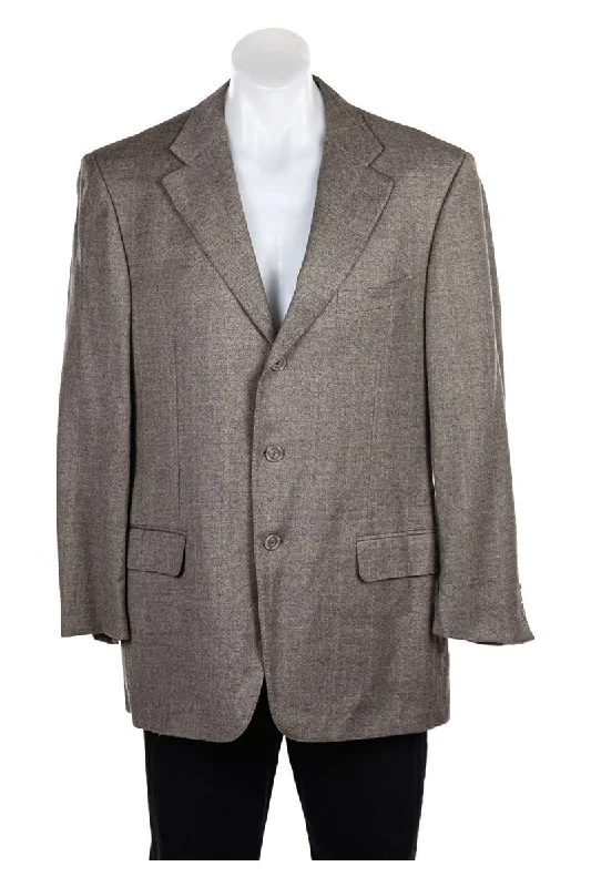 Saks Fifth Avenue Blazer Modern Men's Geometric