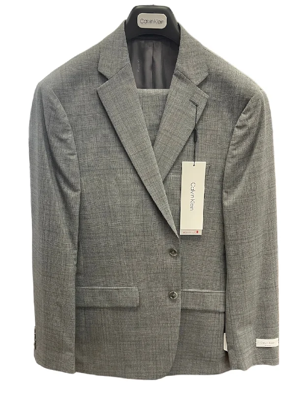 SLIM CHECK SUIT - GREY Dapper Men's 1920S