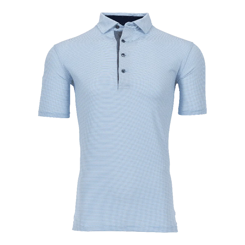 Saranac Polo (Wolf Blue) Trendy Men's Oversized