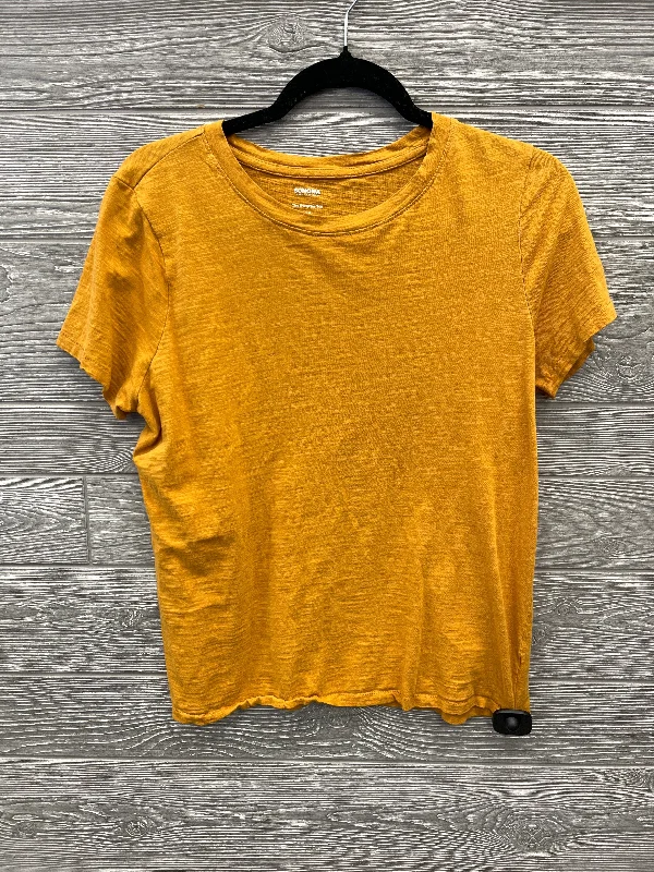 Top Short Sleeve By Sonoma In Yellow, Size: M Confident Men's High