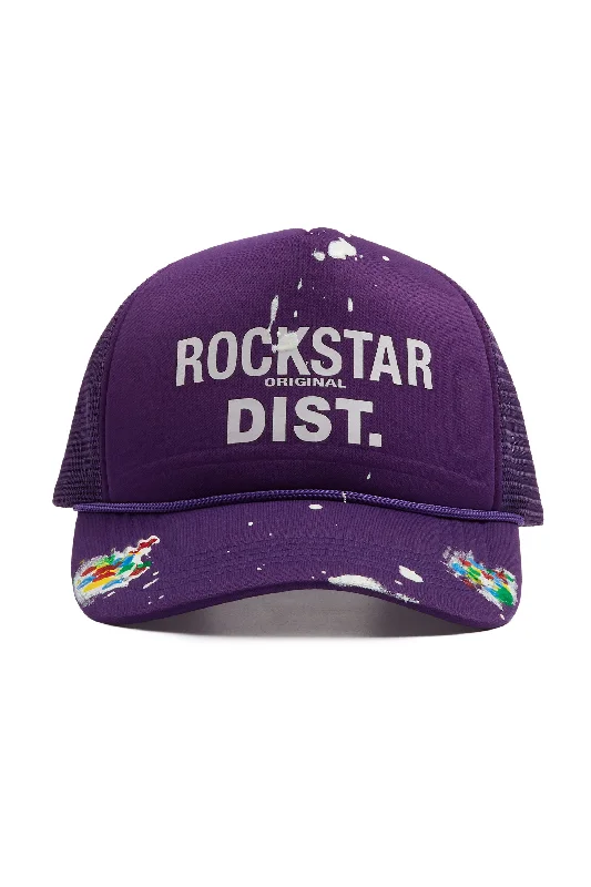 Neptune Purple Trucker Hat Athletic Men's High