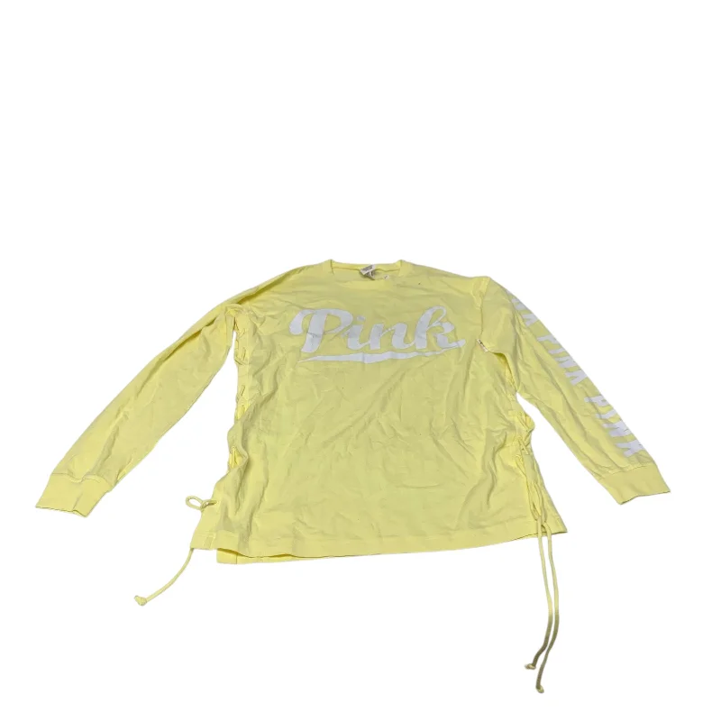 Top Long Sleeve By Pink In Yellow, Size: Xs Bold Men's Animal