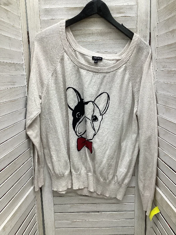 Top Long Sleeve By Torrid In White, Size: 1x Modern Men's 