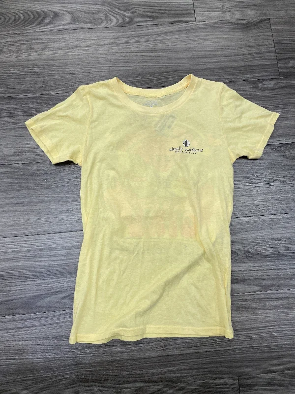 Top Short Sleeve Basic By Simply Southern In Yellow, Size: S Dynamic Men's High