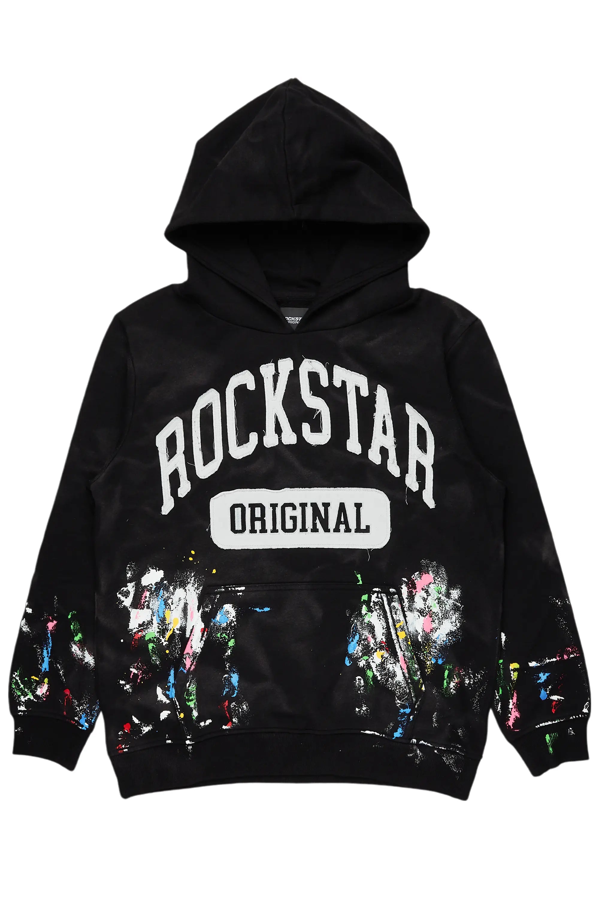 Karlo Black Graphic Painter Hoodie Traditional Men's Country