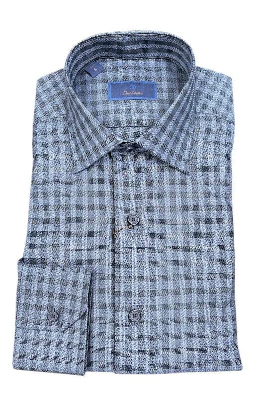 CASUAL SPORT SHIRT - BLUES Edgy Men's Punk