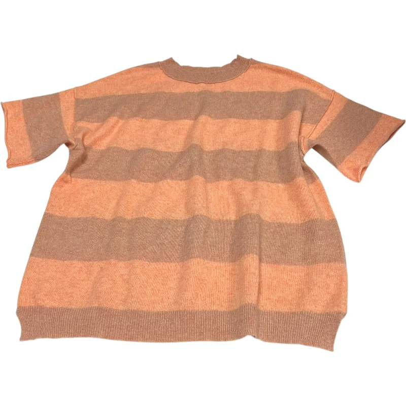 Top Short Sleeve By Free People In Orange, Size: Xs Refined Men's Hand