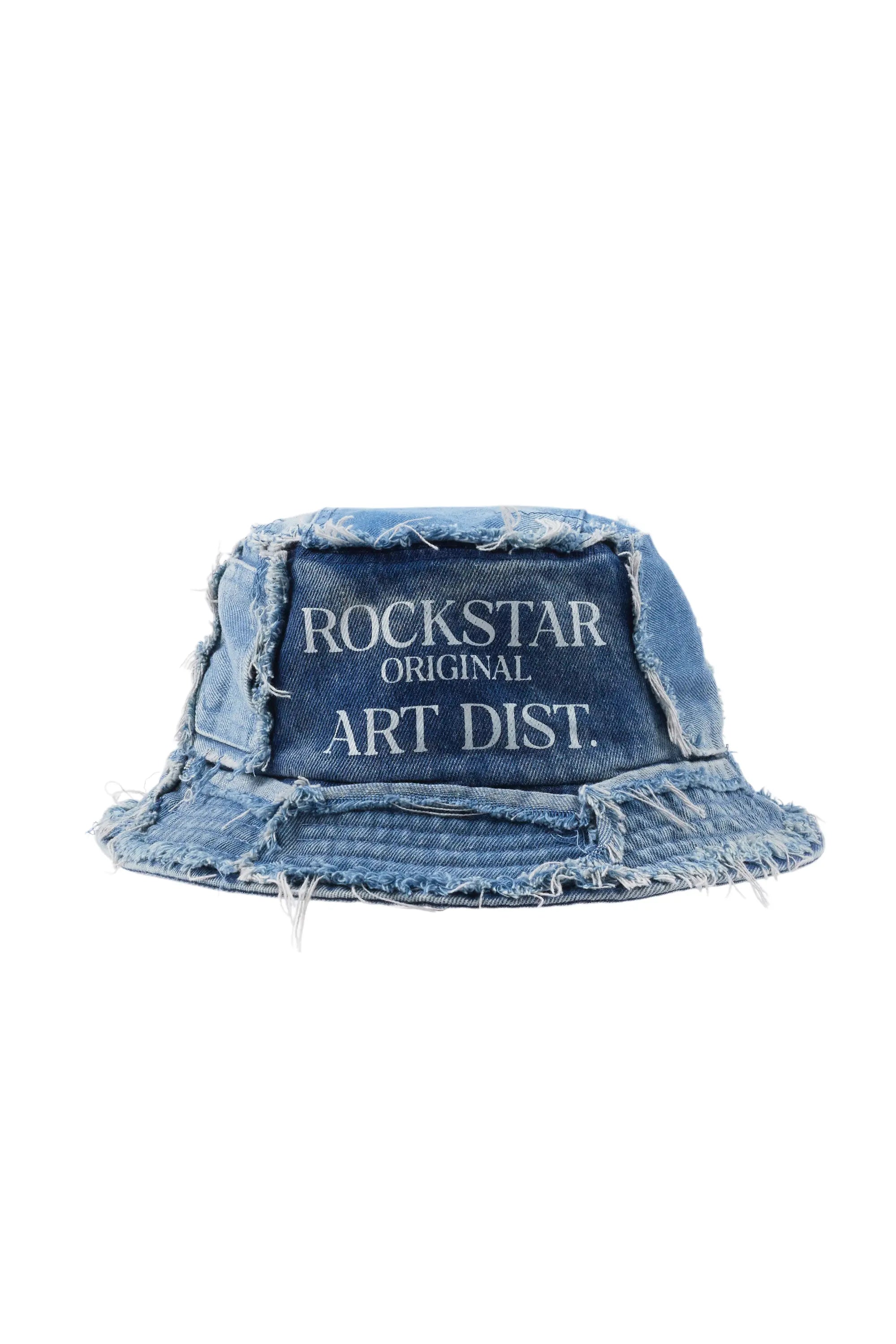 Teamber Blue Patchwork Bucket Hat Refined Men's Hand