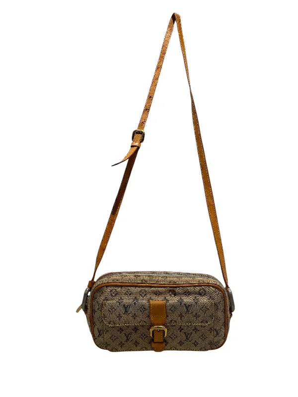 LOUIS VUITTON/Cross Body Bag/Monogram/Cotton/CRM/Juliene Crossbody Traditional Men's Wool