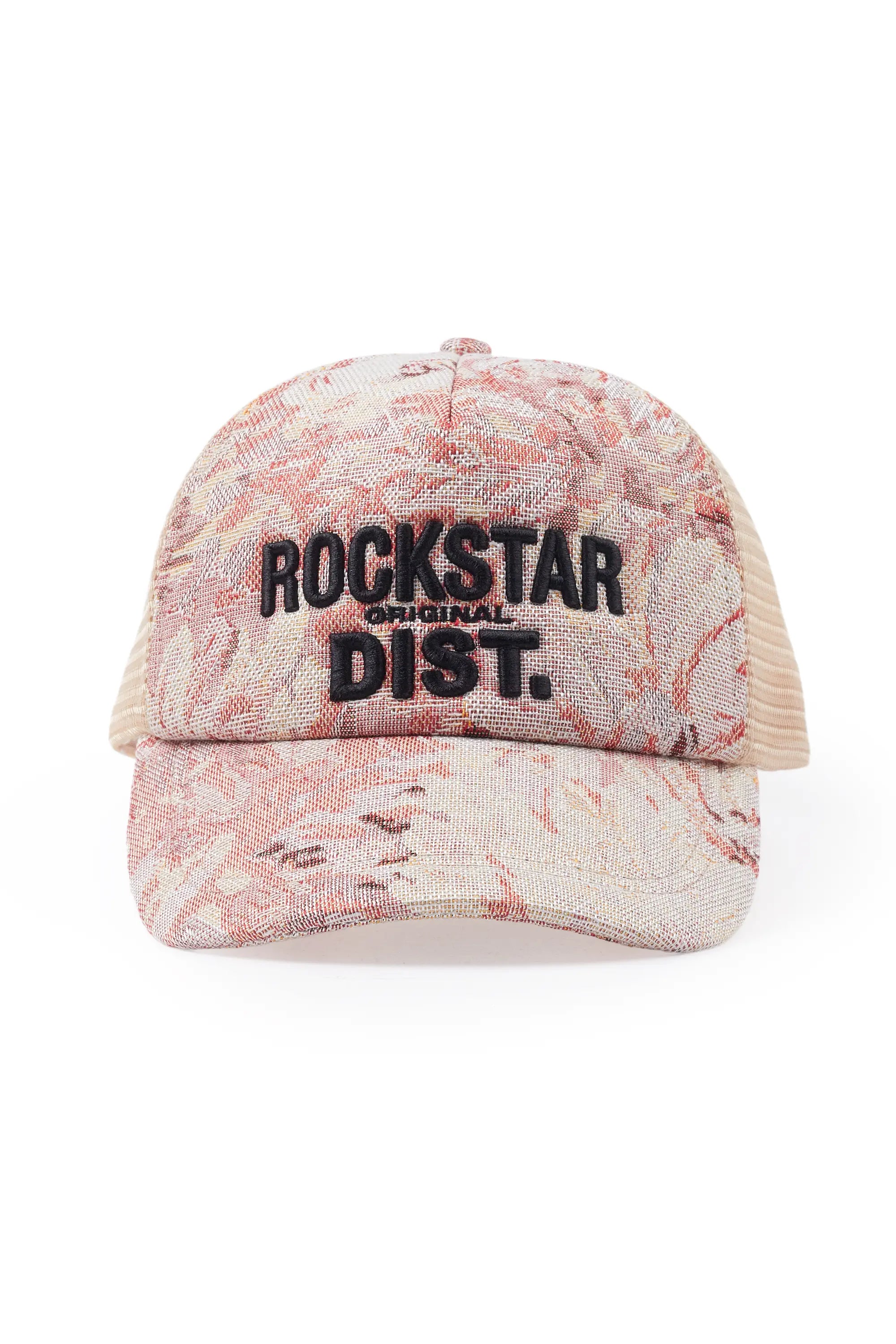 Teylor Pink Tapestry Trucker Hat Dynamic Men's Glow