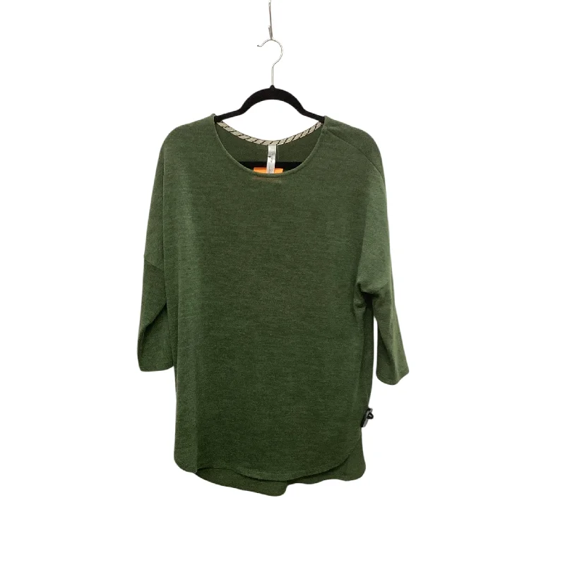 Top Long Sleeve Basic By Honeyme In Green, Size: M Sophisticated Men's 