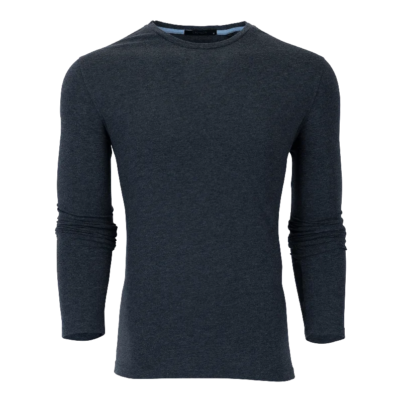 Spirit Long Sleeve Tee (Dark Grey Heather) Confident Men's Power