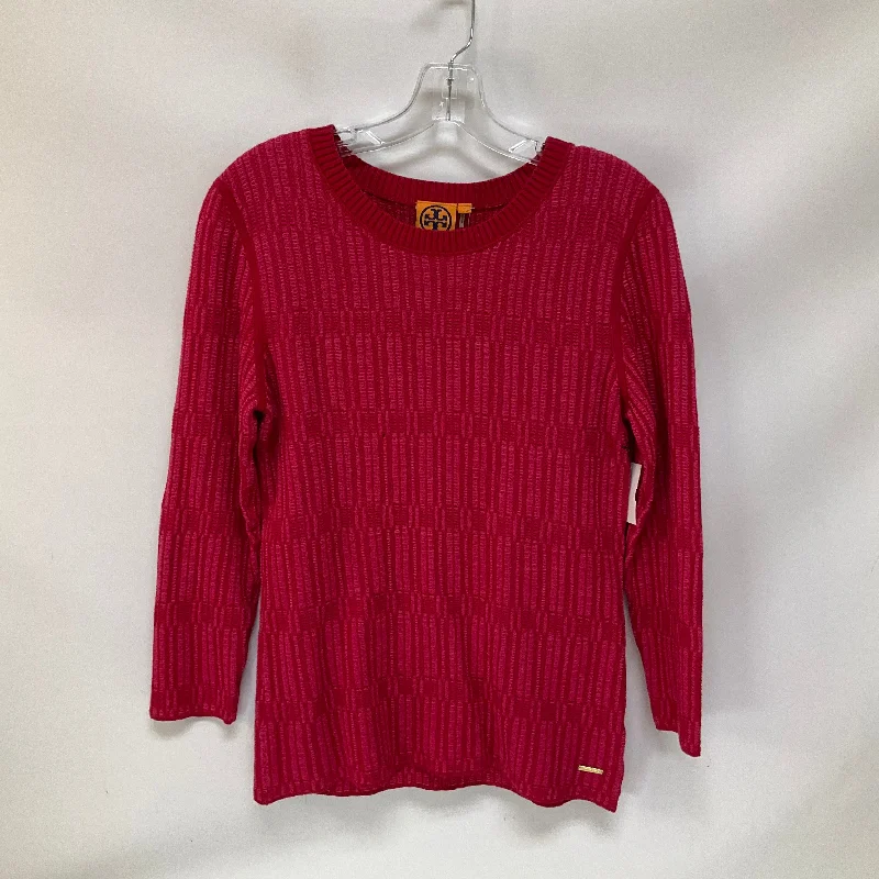 Top Long Sleeve By Tory Burch In Pink, Size: L Cool Men's Distressed