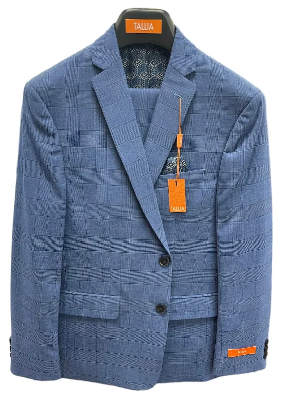 BOYS SLIM FANCY SUIT - BLUE Vacation