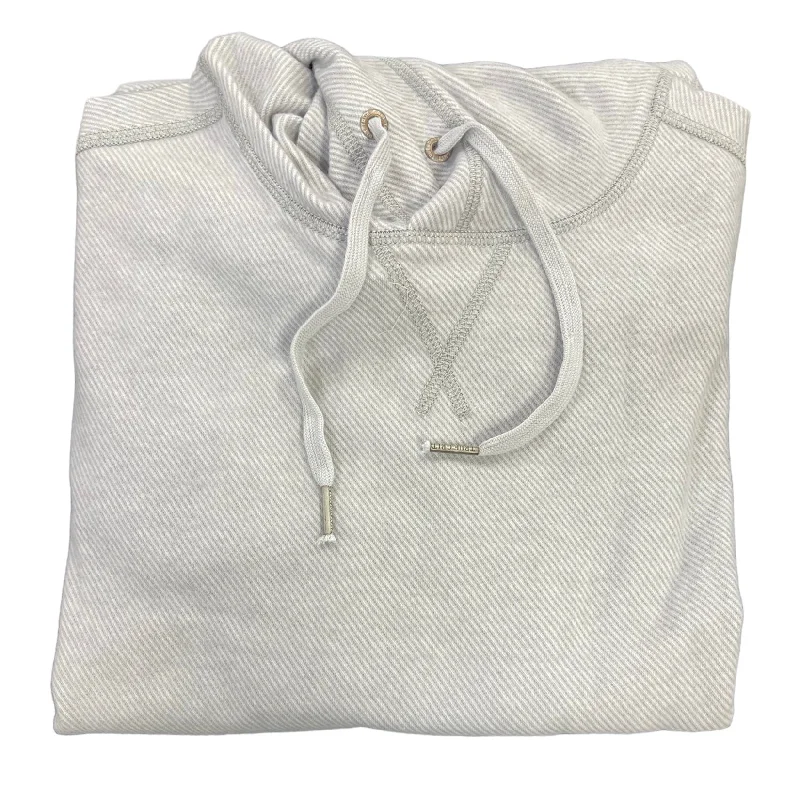 MELANGE HOODY - SILVER Luxurious Men's High