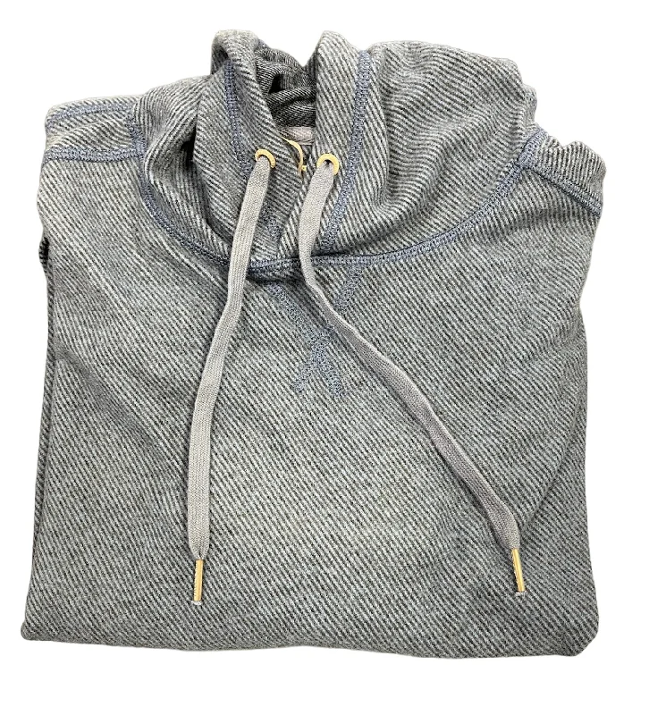 MELANGE HOODY - BLUE Refined Men's Classic 