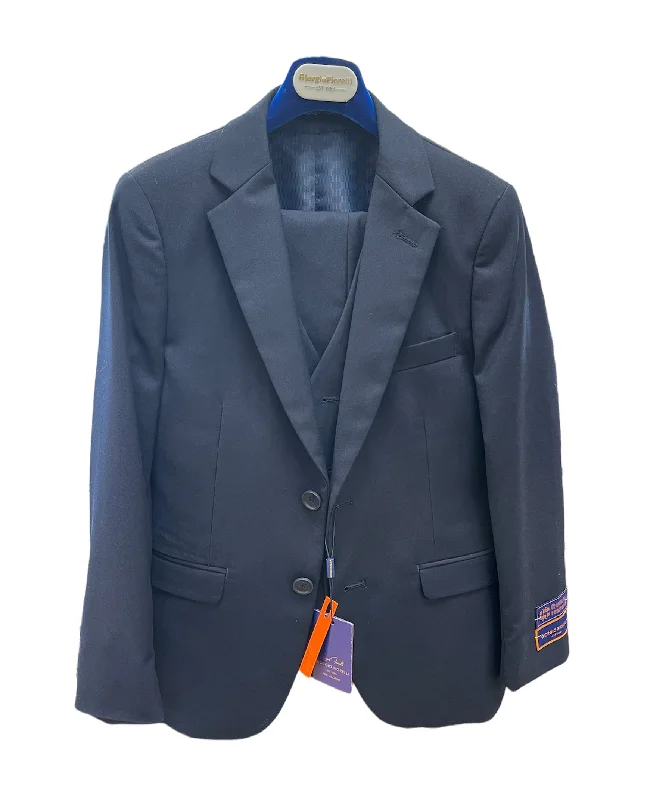 BOYS 3 PIECE SUIT - NAVY Bold Men's Animal