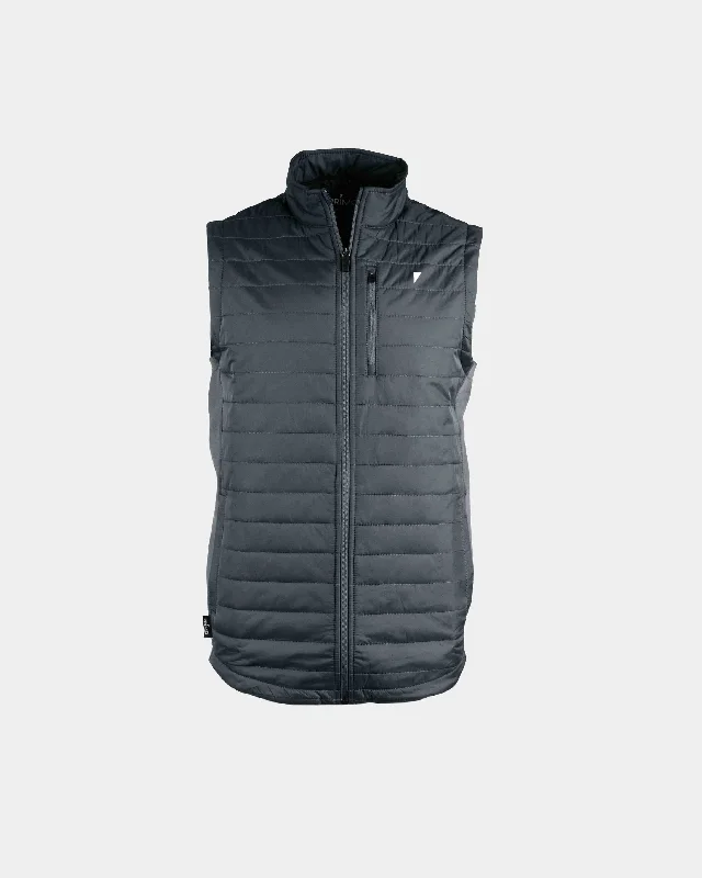 Dark Gray Vest Hip Men's Retro