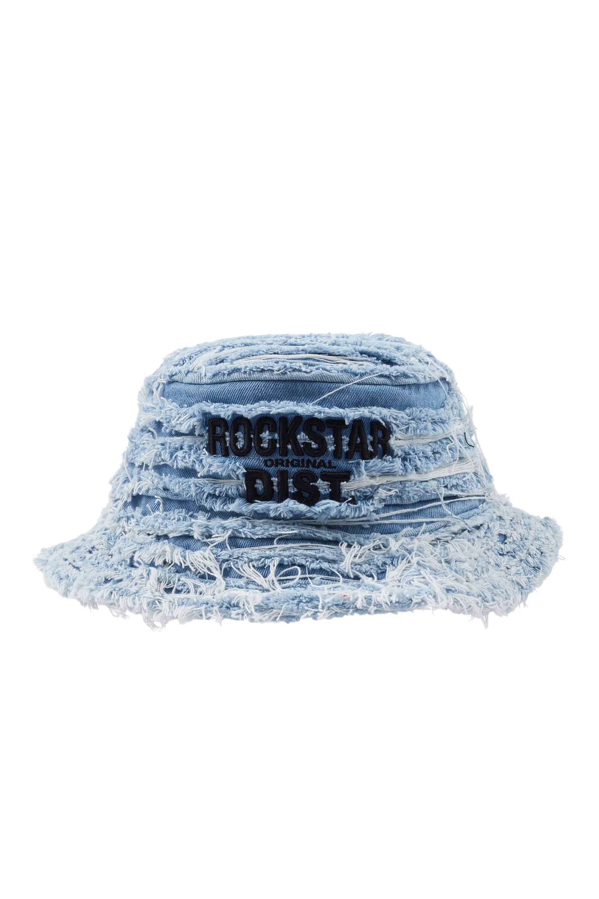 Abi Blue Distressed Bucket Hat Tough Men's Tactical