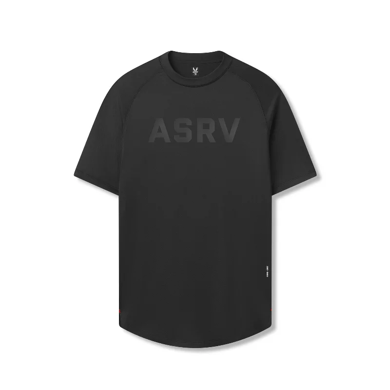 0660. AeroSilver® Established Tee - Black "ASRV"