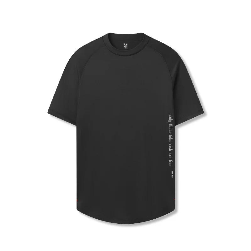 0660. AeroSilver® Established Tee - Black "OTWR"