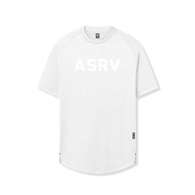 0660. AeroSilver® Established Tee - White "ASRV"