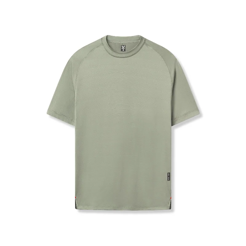 0918. AeroSilver® Fitted Tee - Sage