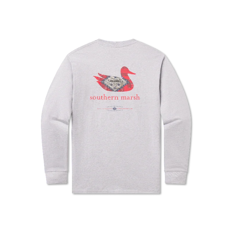 Authentic Heritage Tee - Arkansas - Long Sleeve