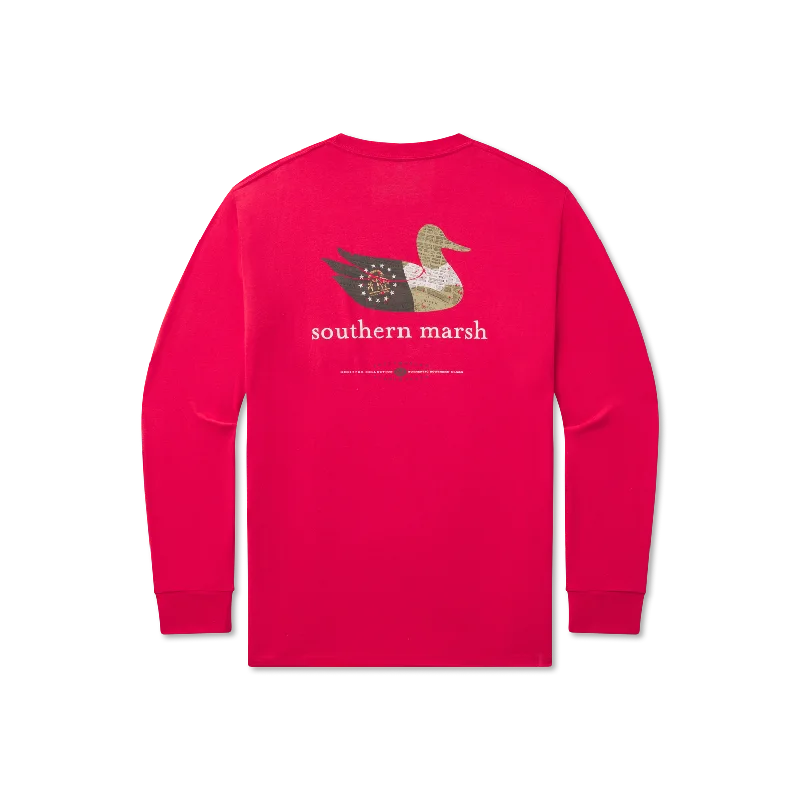 Authentic Heritage Tee - Georgia - Long Sleeve