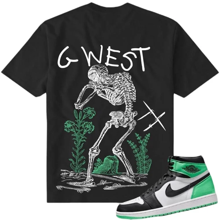 G West Colors Of Life Tee (Black/Glow Green) GWPPT5044