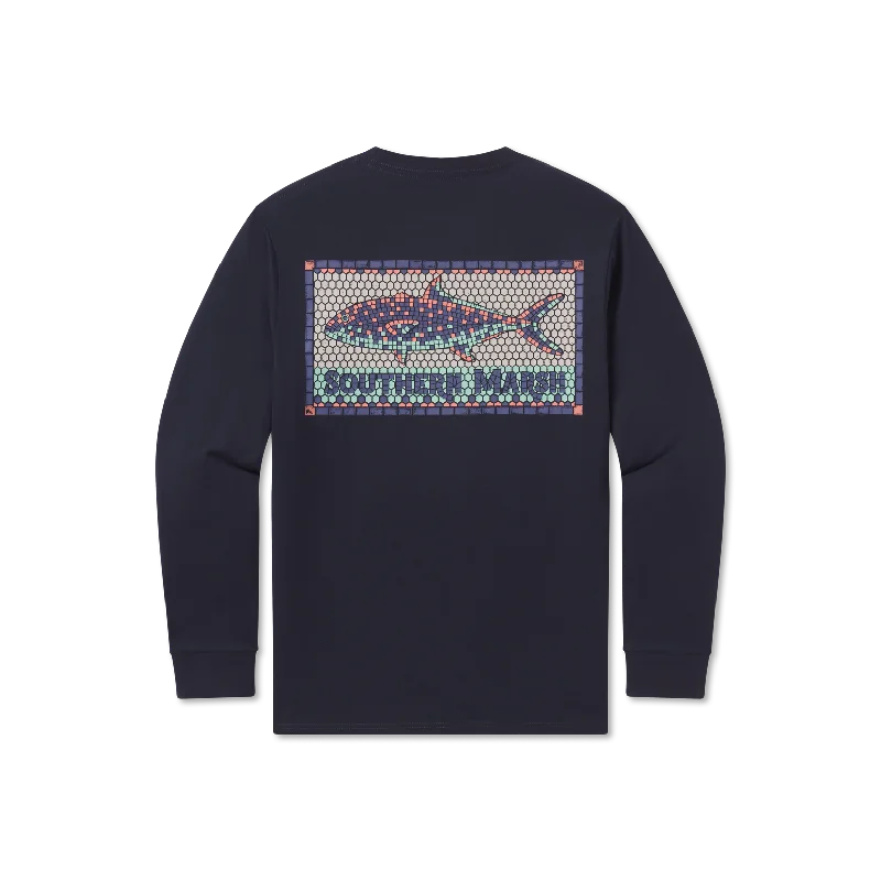 Tile Fish Tee - Long Sleeve