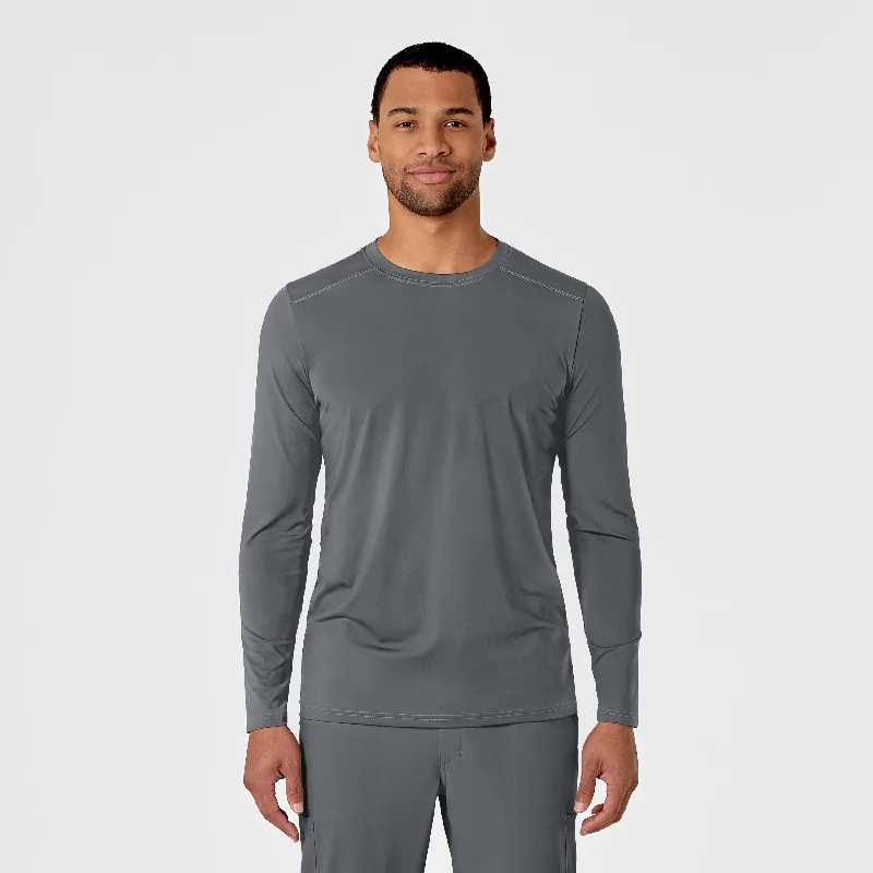 Men's Performance Long Sleeve Tee - Pewter