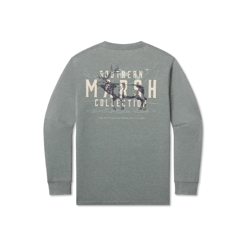 SEAWASH™ Tee - Etched Elk - Long Sleeve