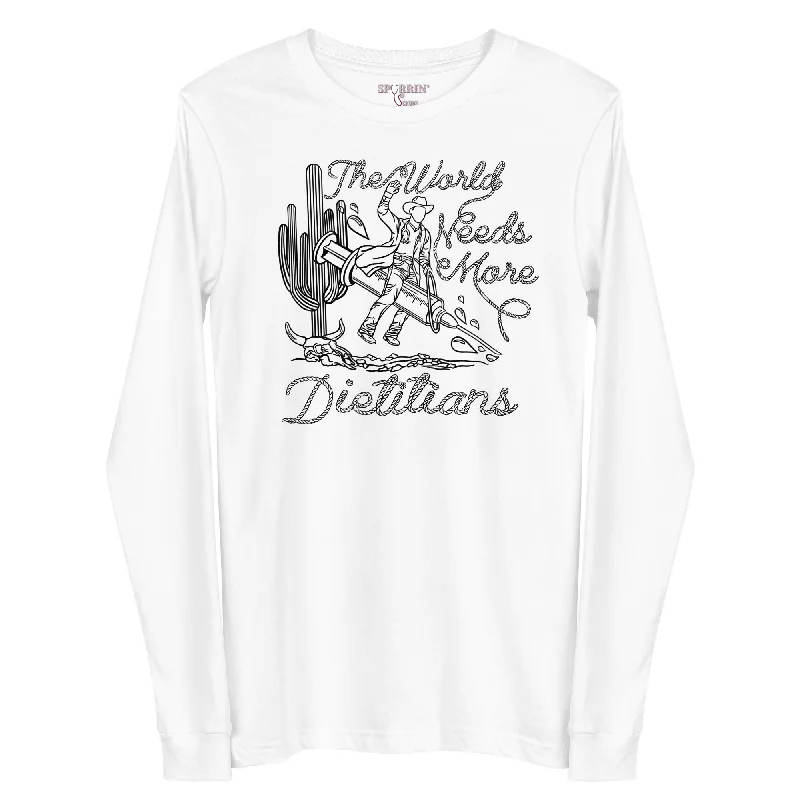 TWNM- Dietitians Long Sleeve T-Shirt Light Colors