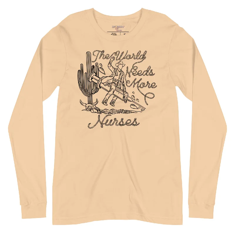 TWNM- Nurses Unisex Long Sleeve Tee Light Colors