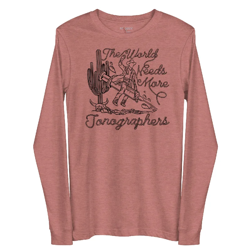 TWNM- Sonographers Long Sleeve T-Shirt Light Colors