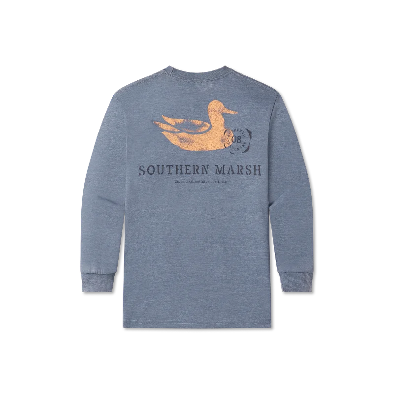 Youth SEAWASH™ Tee - Stamped Duck - Long Sleeve