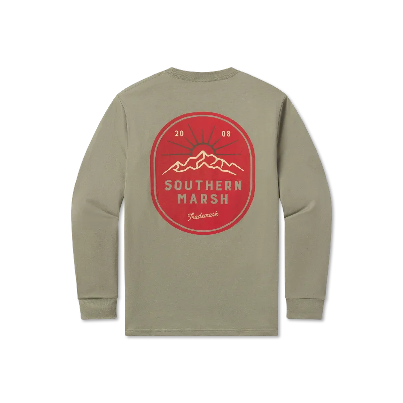 Youth Branding Collection Tee - Mountain Rise - Long Sleeve