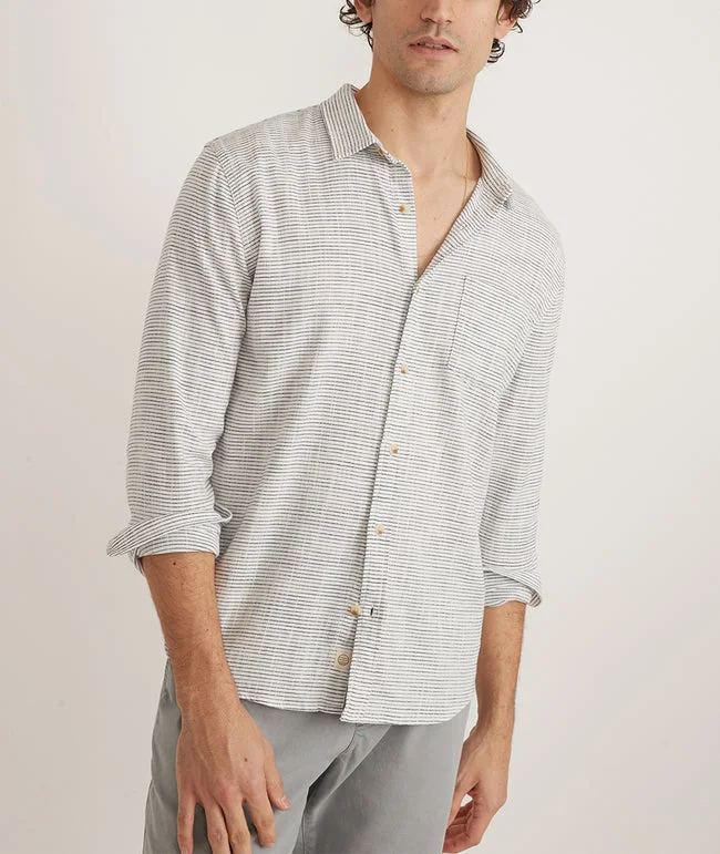 Simple Stripe Stretch Selvage Shirt