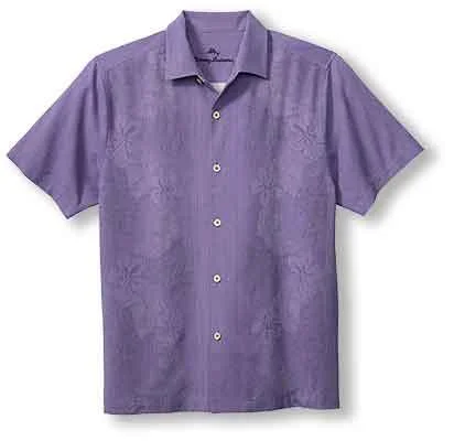 Tommy Bahama Bali Border Camp Shirt - Coastal Violet