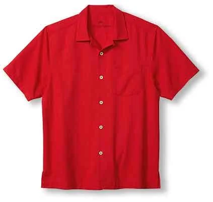 Tommy Bahama Coastal Breeze Check Camp Shirt - Regal Red