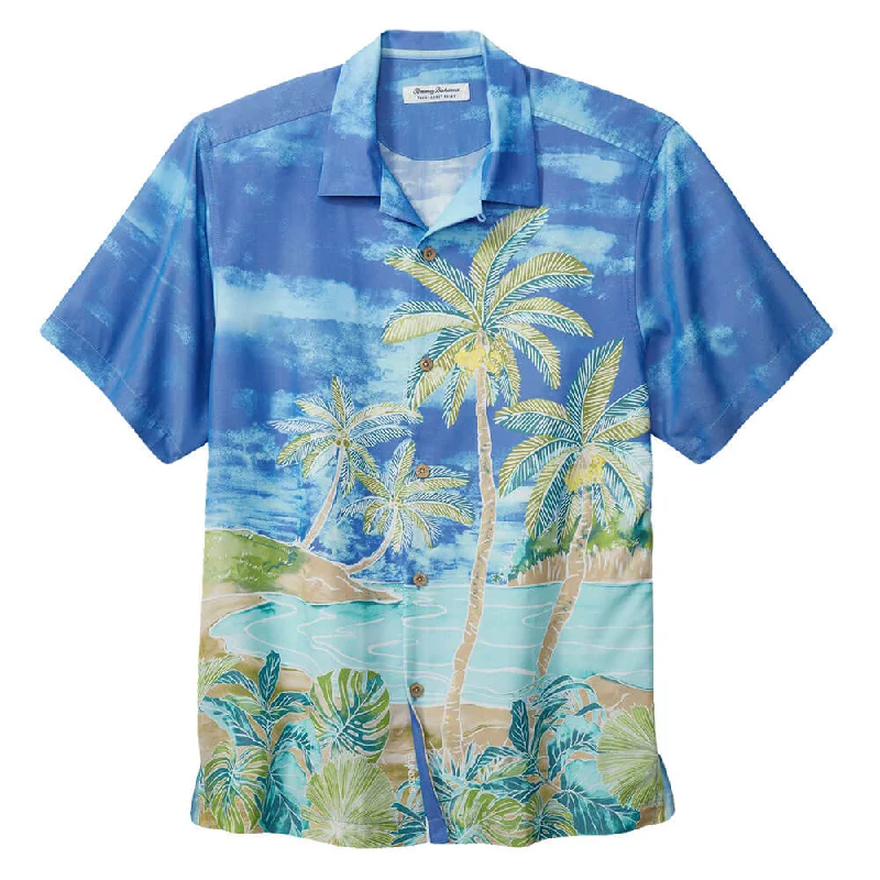 Tommy Bahama Coconut Point Hidden Oasis Camp Shirt - Summer Aqua