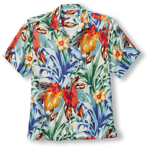 Tommy Bahama Fleur De Lune Camp Shirt - Vanilla Ice