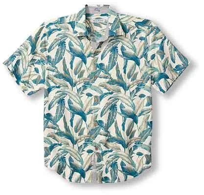 Tommy Bahama Frond Valley Camp Shirt - Sandstone