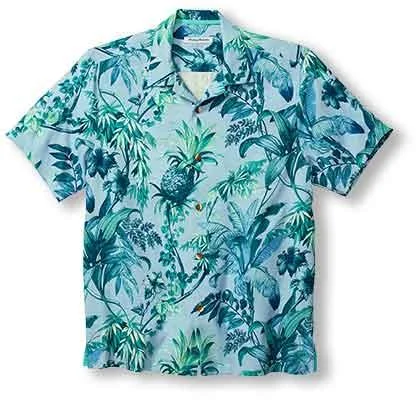 Tommy Bahama Garden Of Hope And Courage Camp Shirt - Polar Sky