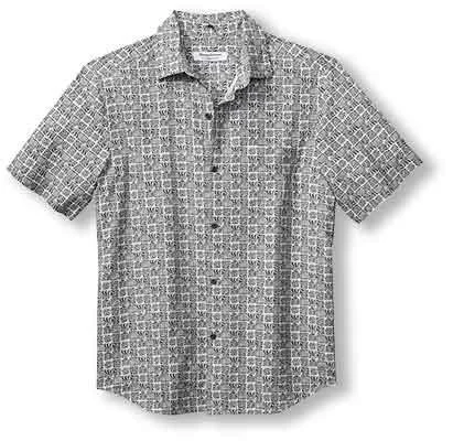 Tommy Bahama IslandZone Bahama IslandZone Coast Cozumel Tiles Camp Shirt - Summer Grey